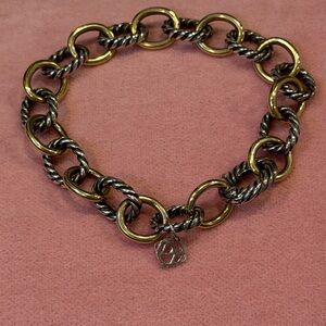 David Yurman Oval link chain bracelet